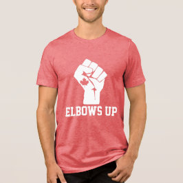 Camiseta Triblenda Elbows Up Canada - Orgulloso Canadá