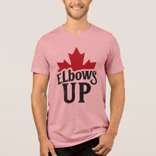 Camiseta Triblenda Elbows Up - Espíritu canadiense audaz