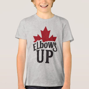 Camiseta Triblenda Elbows Up - Espíritu canadiense audaz