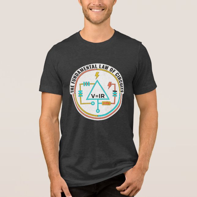 Camiseta Triblenda Electrical Engineer, Fundamental Law of Circuits (Anverso)