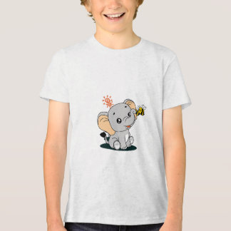 Camiseta Triblenda Elefante de dibujos animados lindo – Diseño de ele