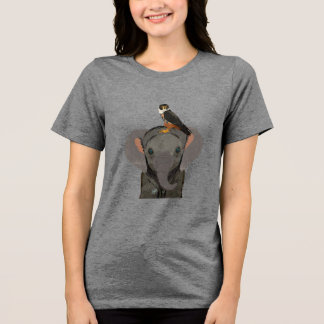 CAMISETA TRIBLENDA ELEFANTE & HALCÓN