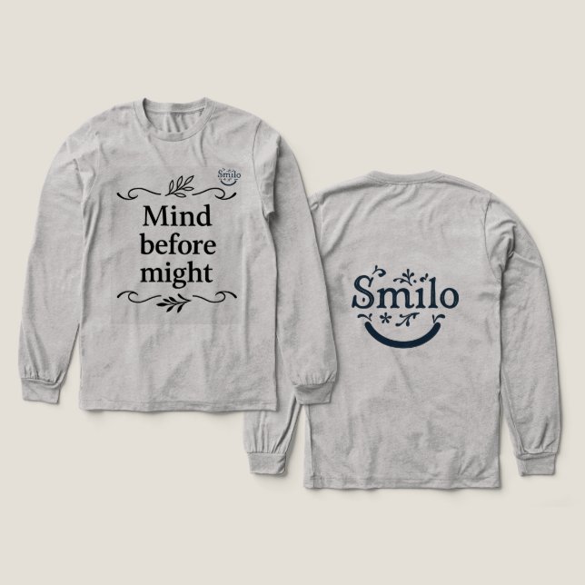 Camiseta Triblenda Elegancia árabe- mente antes de poder 'mujer' (Diseño frontal y trasero)