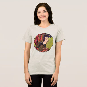 Camiseta Triblenda Elegancia de embriones: vidrio con manchas de Art 