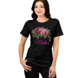Camiseta Triblenda Elegancia de Rosa Rosa
