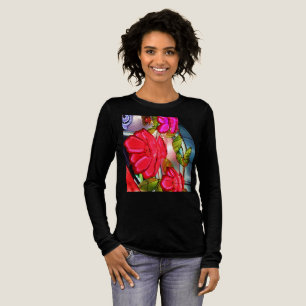 Camiseta Triblenda Elegancia Eléctrica en Rosa