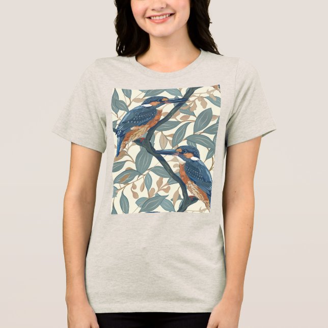 Camiseta Triblenda Elegant Kingfisher T-shirt (Anverso)