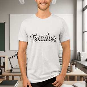 Camiseta Triblenda Elegant Men's T-Shirt – Perfect Gift for Teachers 