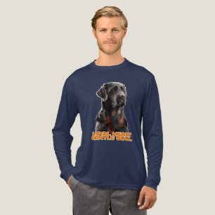 Camiseta Triblenda Elegante arte Mascota realista de perro negro