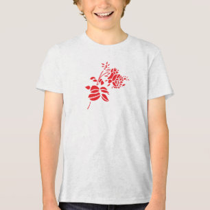 Camiseta Triblenda Elegante diseño Rosa estilizado