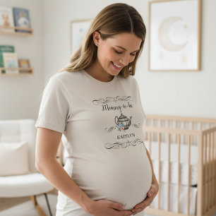 Camiseta Triblenda Elegante Fiesta de té vintage   BABY SHOWER