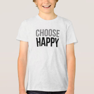 Camiseta Triblenda "Elegir feliz" Tee