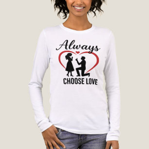 Camiseta Triblenda Elegir siempre la mezcla triple de mujeres de amor