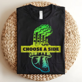 Camiseta Triblenda Elegir un activista de conciencia ambiental latera