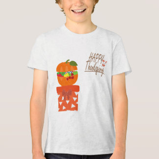 Camiseta Triblenda Elementos de diseño del tema de Acción de Gracias