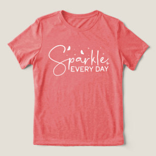 Camiseta Triblenda Elevación del mensaje Inspirador Cita Casual Red