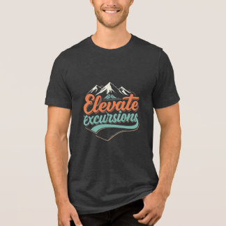 Camiseta Triblenda Elevar camiseta de excursión para hombres.