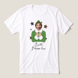 Camiseta Triblenda Elf Face Design with Sparkling Stars