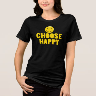 Camiseta Triblenda Elige Feliz, Inspirador