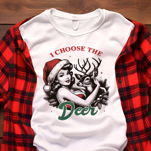 Camiseta Triblenda Elijo a los Navidades más graciosos de venado