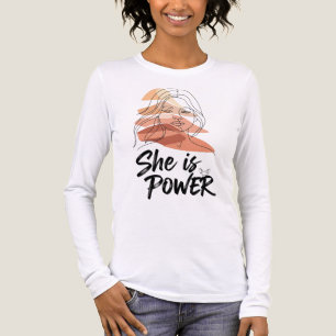 Camiseta Triblenda Ella es el poder - Resumen de la línea femenina de