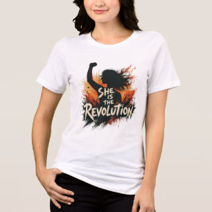 Camiseta Triblenda Ella es la Revolución - Mes de la Historia de la M