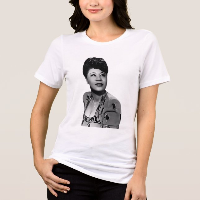 Camiseta Triblenda Ella Fitzgerald (Anverso)