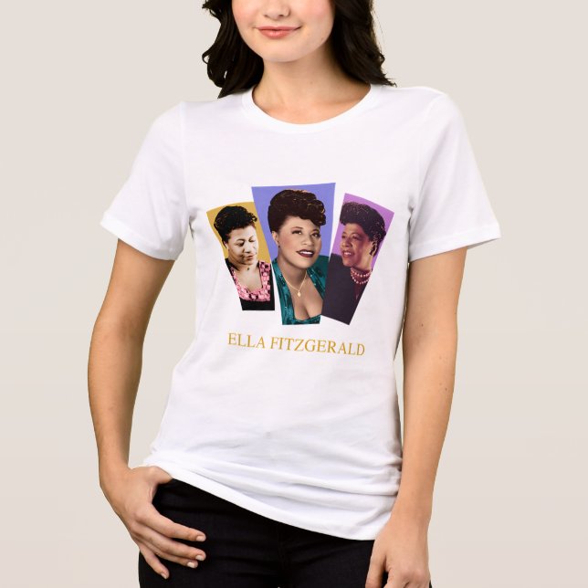 Camiseta Triblenda Ella Fitzgerald (Anverso)
