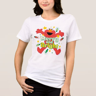 Camiseta Triblenda Elmo   Merry y Bright