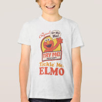 Elmo Retro Gráfico Agitando Me Hace Cosquillas