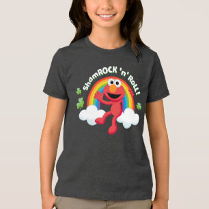 Camiseta Triblenda Elmo   Shamrock 'n' Roll Arcoiris