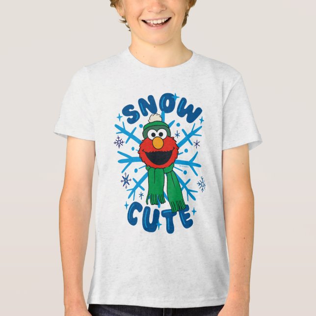 Camiseta Triblenda Elmo Snow Cute (Anverso)
