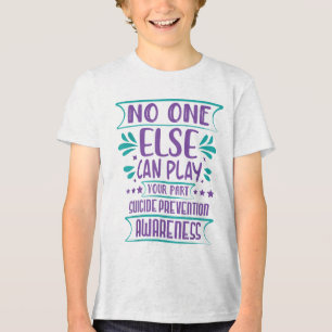 Camiseta Triblenda Else Puede Jugar Su Parte Awarene De Prevención De