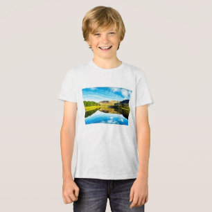Camiseta Triblenda Embalse de Dovestone bajo el sol invernal