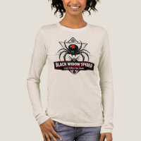 Emblema de advertencia de araña viuda negra
