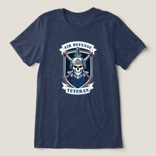 Camiseta Triblenda Emblema de combate de la tripulación de misiles de