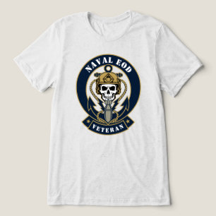 Camiseta Triblenda Emblema de eliminación de bombas veterano de EOD m