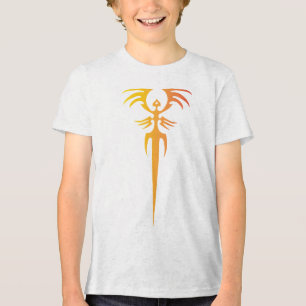 Camiseta Triblenda Emblema de Fénix Tribal Oscuro – Símbolo Mitológic