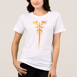 Camiseta Triblenda Emblema de Fénix Tribal Oscuro – Símbolo Mitológic