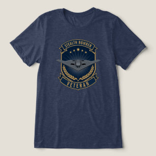 Camiseta Triblenda Emblema de Veterano del Bombardero Stealth B-2 Spi
