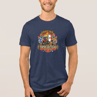 Camiseta Triblenda Emblema del Equipo de Rescate Topos Aztecas México
