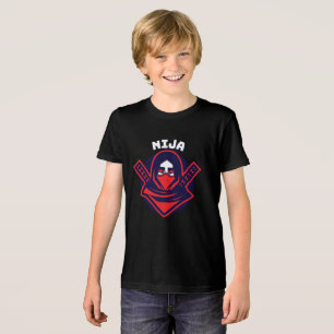 Camiseta Triblenda Emblema Guerrero Audaz – Logo Ninja
