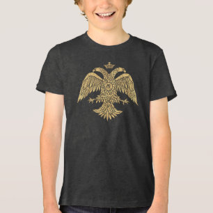 Camiseta Triblenda Emblema vintage del águila bizantina