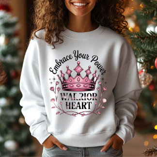 Camiseta Triblenda Embrace Your Power Warrior Heart T-ShirT-Shirt