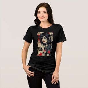 Camiseta Triblenda Emo Grunge Sonic Youth Tri-Blend Shirt