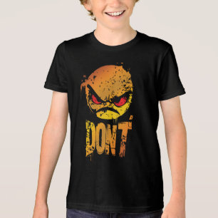 Camiseta Triblenda Emoji Enfadado en Negrita con texto 'NO'