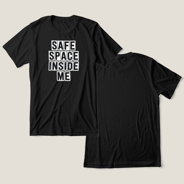 Camiseta Triblenda Emotional Self-Care & Safe Space  (Diseño Anverso y Reverso)