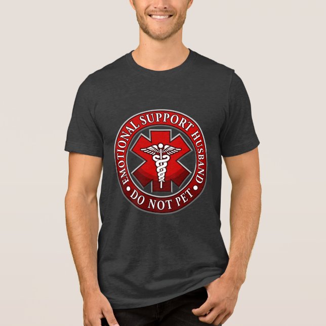 Camiseta Triblenda Emotional Support Husband (Anverso)