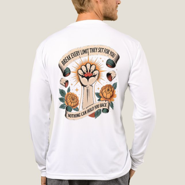 Camiseta Triblenda Empoderamiento sin límites  (Reverso )