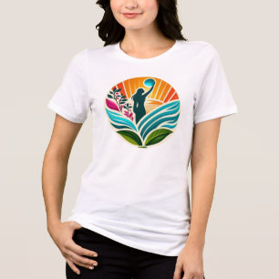 Camiseta Triblenda Empoderando a la Humanidad V-Neck
